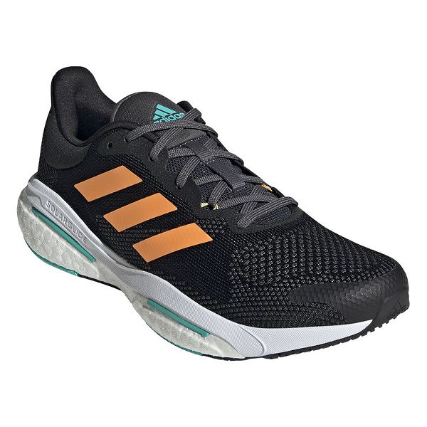 Black Men's Adidas Solar Glide 5 Running Shoes | 2570641-FN