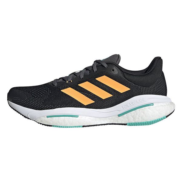 Black Men's Adidas Solar Glide 5 Running Shoes | 2570641-FN