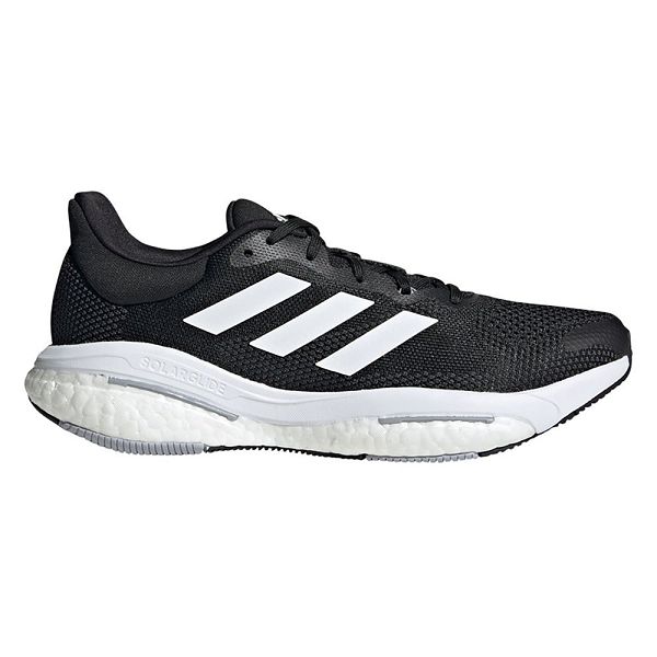 Black Men\'s Adidas Solar Glide 5 Wide Running Shoes | 9523814-NP