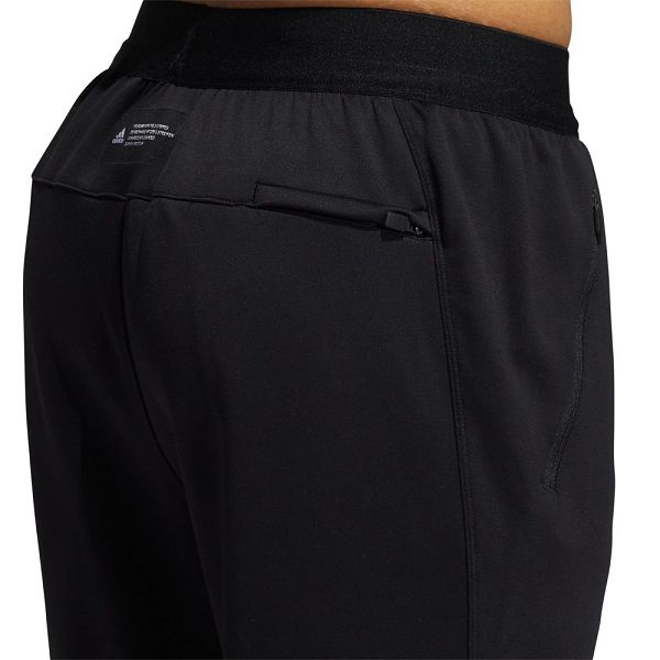 Black Men's Adidas Studio Tech Long Pants | 5074238-SH