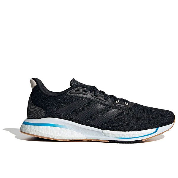 Black Men's Adidas Supernova + Running Shoes | 1536792-EQ