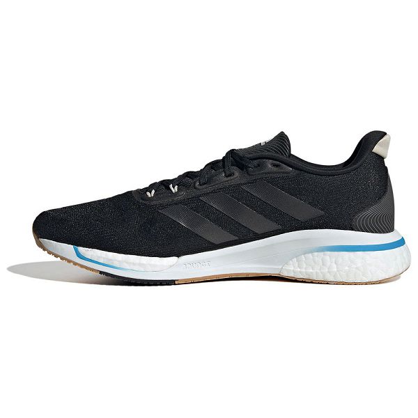 Black Men's Adidas Supernova + Running Shoes | 1536792-EQ