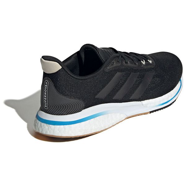 Black Men's Adidas Supernova + Running Shoes | 1536792-EQ