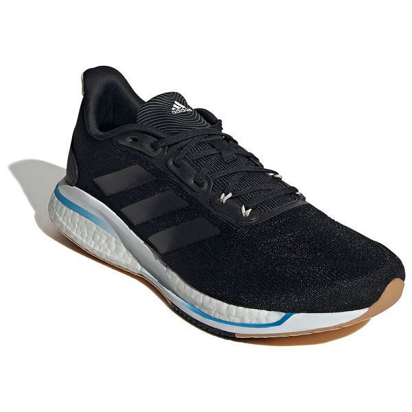 Black Men\'s Adidas Supernova + Running Shoes | 1536792-EQ