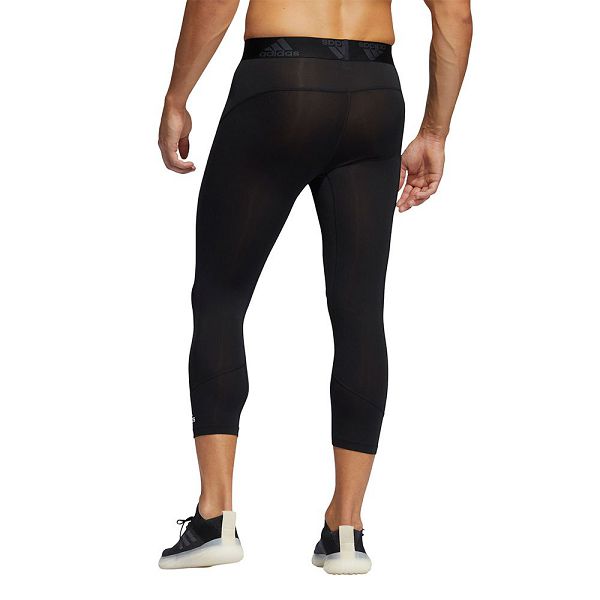 Black Men's Adidas Techfit Leggings | 0395168-ZW