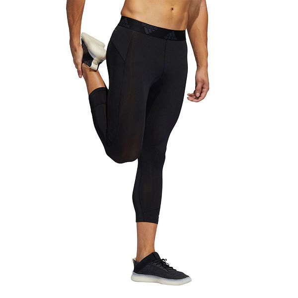 Black Men's Adidas Techfit Leggings | 0395168-ZW