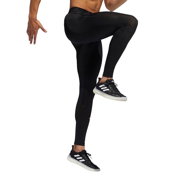 Black Men's Adidas Techfit Leggings | 5648320-KD