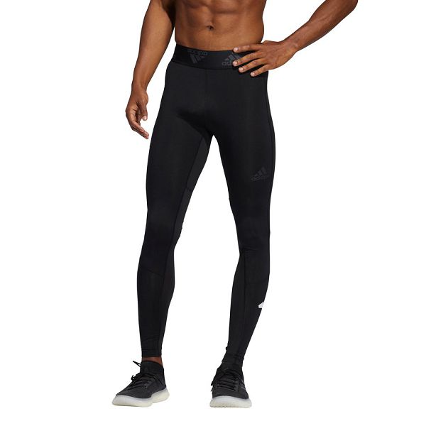 Black Men's Adidas Techfit Leggings | 6392487-OB