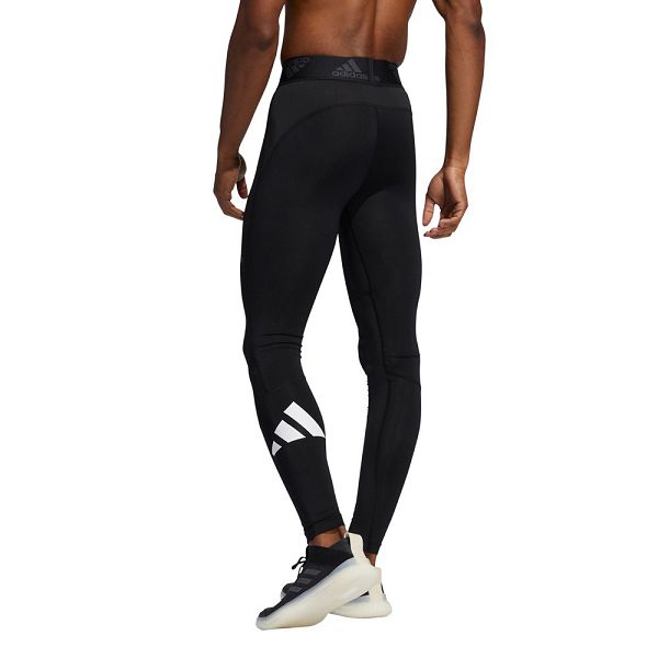 Black Men's Adidas Techfit Leggings | 6392487-OB