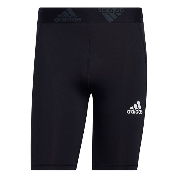 Black Men\'s Adidas Techfit Short Leggings | 1267308-BY