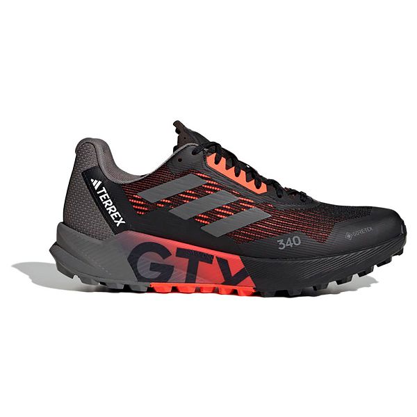 Black Men\'s Adidas Terrex Agravic Flow 2 Goretex Trail Running Shoes | 2956037-XC