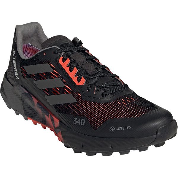 Black Men's Adidas Terrex Agravic Flow 2 Goretex Trail Running Shoes | 8357624-JB