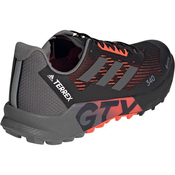 Black Men's Adidas Terrex Agravic Flow 2 Goretex Trail Running Shoes | 8357624-JB