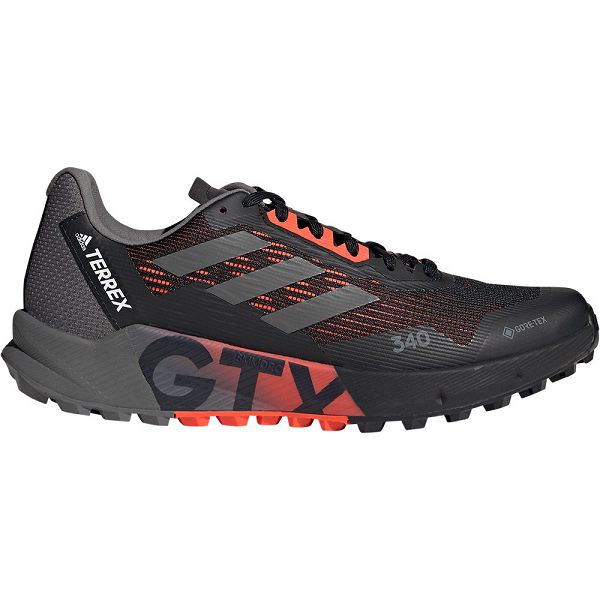 Black Men\'s Adidas Terrex Agravic Flow 2 Goretex Trail Running Shoes | 8357624-JB