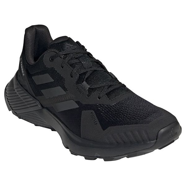 Black Men's Adidas Terrex Soulstride Trail Running Shoes | 1457032-FE