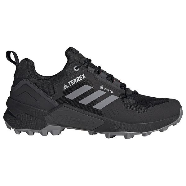 Black Men\'s Adidas Terrex Swift R3 Goretex Hiking Shoes | 0382765-DB