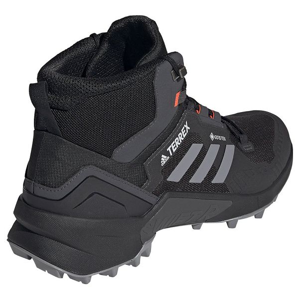 Black Men's Adidas Terrex Swift R3 Mid Goretex Hiking Shoes | 9041276-AR