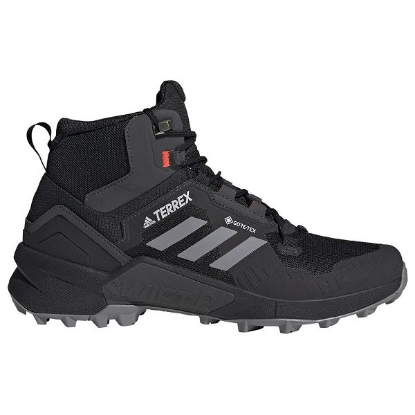 Black Men\'s Adidas Terrex Swift R3 Mid Goretex Hiking Shoes | 9041276-AR