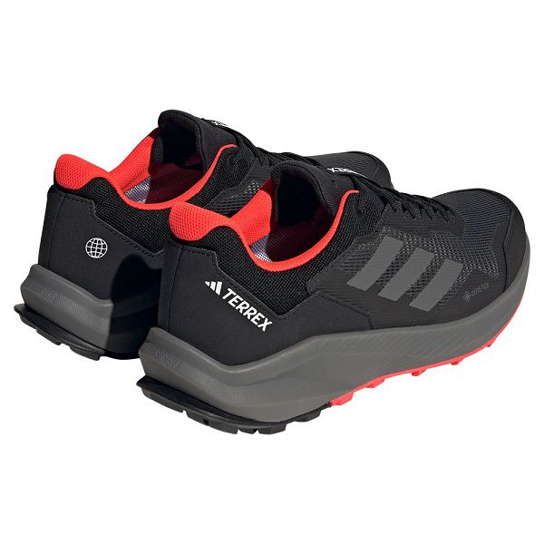 Black Men's Adidas Terrex Trailrider Goretex Trail Running Shoes | 5472691-MY