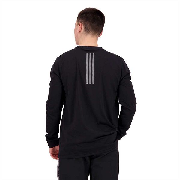 Black Men's Adidas X-City G Long Sleeve T Shirts | 8172946-NW