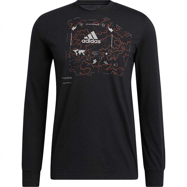 Black Men's Adidas X-City G Long Sleeve T Shirts | 8172946-NW