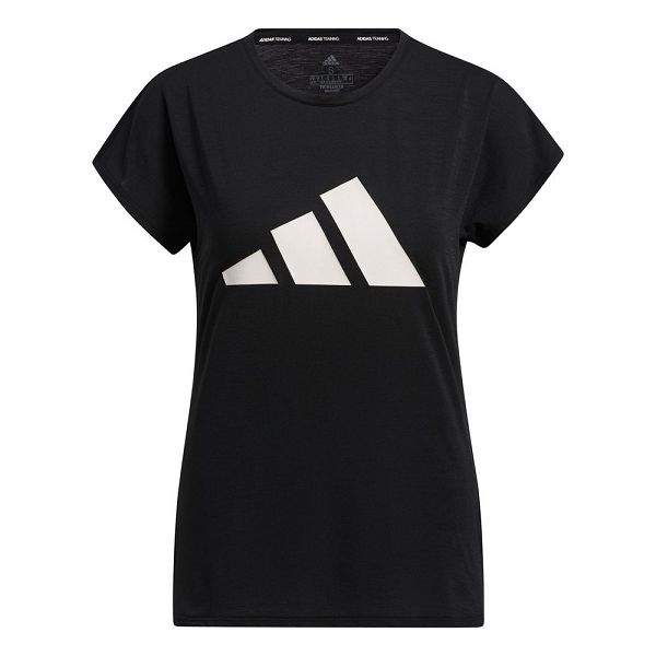 Black Women's Adidas 3 Bar Short Sleeve T Shirts | 9607821-HI