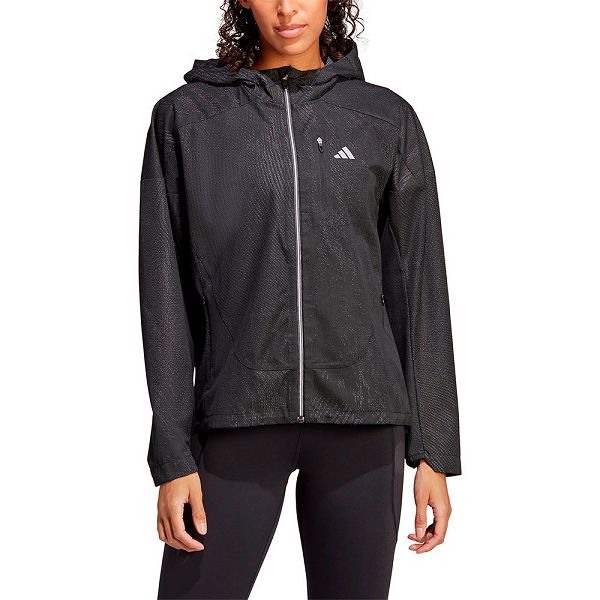 Black Women\'s Adidas Adizero Jackets | 8095276-UK