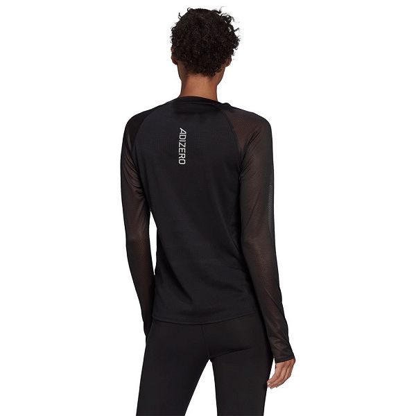 Black Women's Adidas Adizero Long Sleeve T Shirts | 8741632-HG