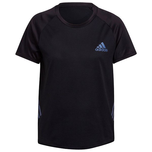 Black Women's Adidas Adizero Short Sleeve T Shirts | 0973268-SB