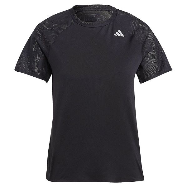 Black Women's Adidas Adizero Short Sleeve T Shirts | 4120687-CV