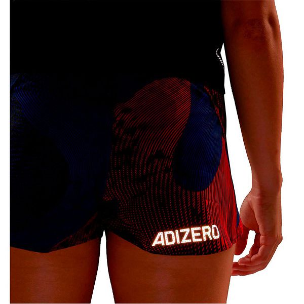 Black Women's Adidas Adizero Split 4´´ Shorts Pants | 9014326-TK