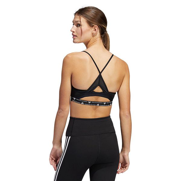 Black Women's Adidas Aeroreact Sports Bra | 9681354-RC