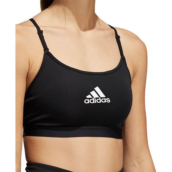 Black Women's Adidas Aeroreact Sports Bra | 9681354-RC