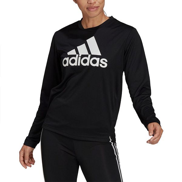 Black Women's Adidas BL Long Sleeve T Shirts | 5742936-IC