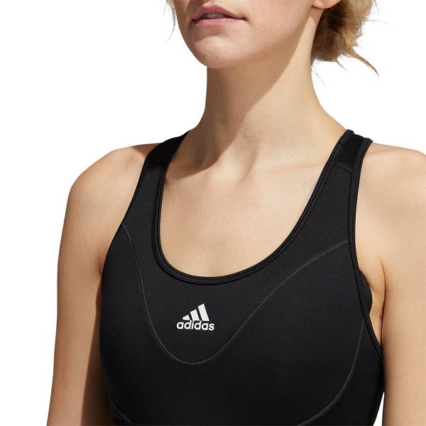 Black Women's Adidas BT RefIective Sports Bra | 7041268-VE