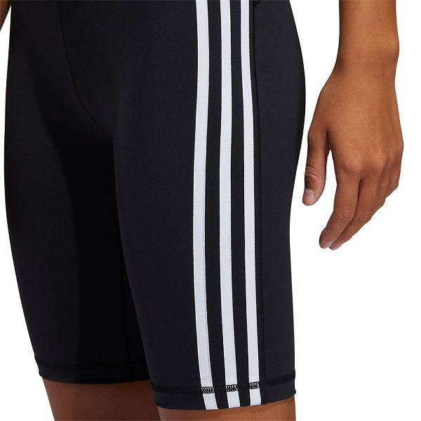 Black Women's Adidas Believe These 2.0 3 Stripes Short Leggings | 9386510-NU