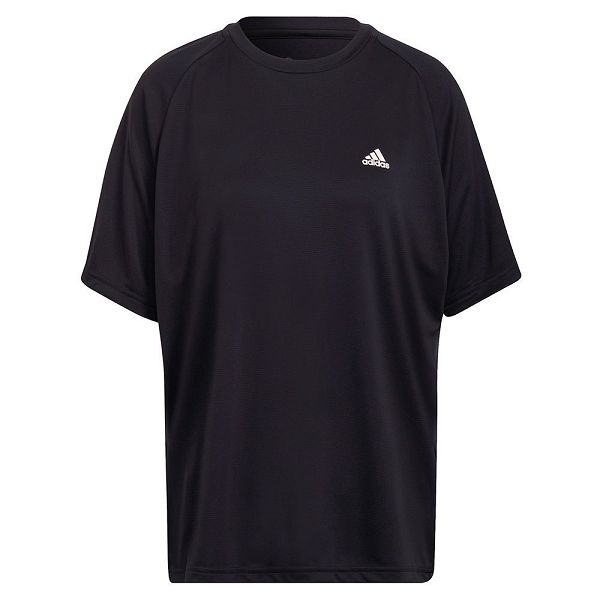 Black Women's Adidas Boyfr Short Sleeve T Shirts | 5204937-HR