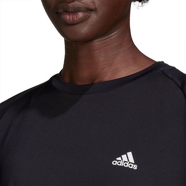 Black Women's Adidas Boyfr Short Sleeve T Shirts | 5204937-HR