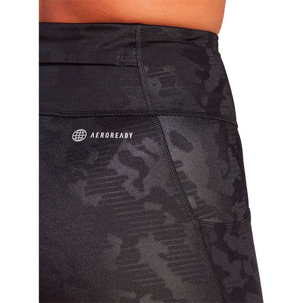 Black Women's Adidas Dailyrun Camo Leggings | 2089576-IE