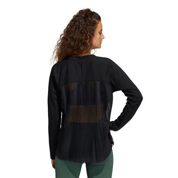 Black Women's Adidas Dance Layering Long Sleeve T Shirts | 5672891-IF