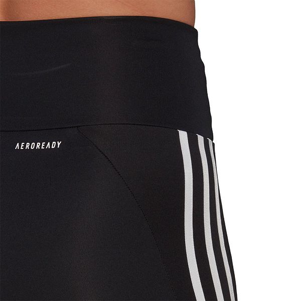 Black Women's Adidas Designed 2 Move High Rise Short Leggings | 6740285-TK