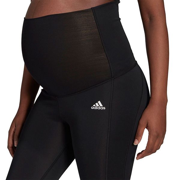 Black Women's Adidas Designed To Move 7/8 Sport Maternity Leggings | 7136289-OM