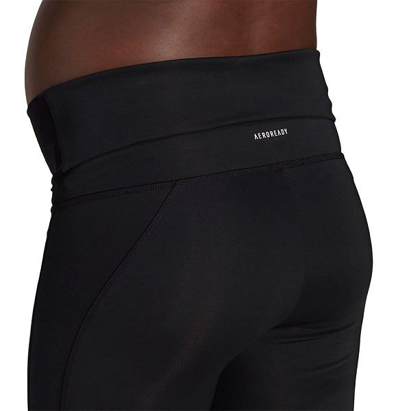 Black Women's Adidas Designed To Move 7/8 Sport Maternity Leggings | 7136289-OM