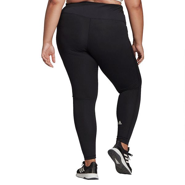 Black Women's Adidas Essentials 7/8 PS Big Leggings | 1980467-ZA