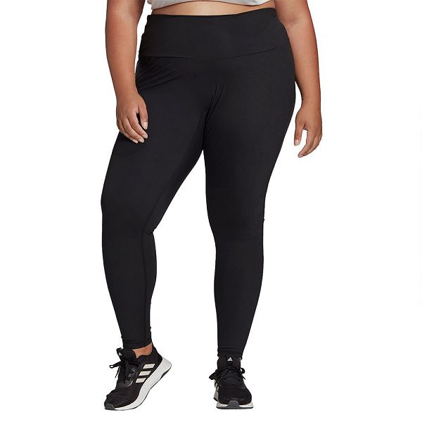 Black Women's Adidas Essentials 7/8 PS Big Leggings | 1980467-ZA