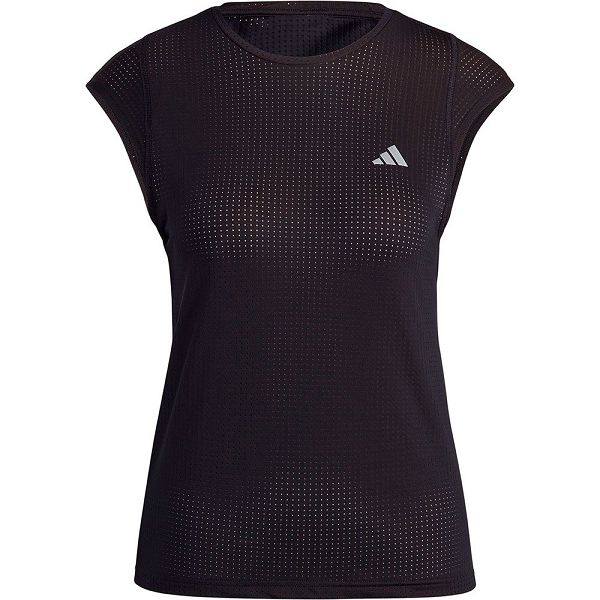 Black Women's Adidas Fast Short Sleeve T Shirts | 6738421-LV