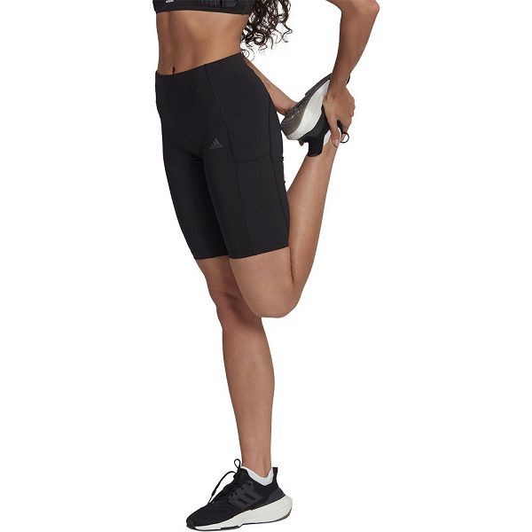 Black Women\'s Adidas Fastimp Bike Short Leggings | 7198250-DX