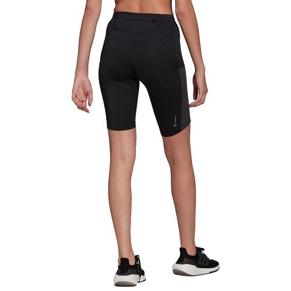 Black Women's Adidas Fastimp Lace BT Short Leggings | 5296431-GX