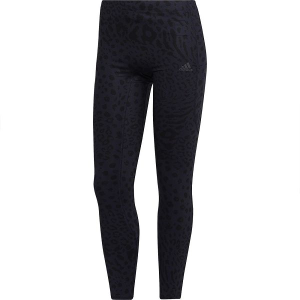 Black Women's Adidas Fastimpact Leopard 7/8 Leggings | 1254067-TK