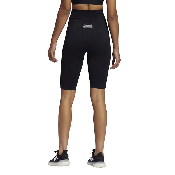 Black Women's Adidas Formotion Sculpt Biker Short Leggings | 1304798-NS